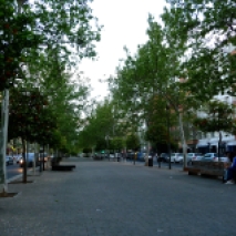 Avenida Gran Via Parque - jedna z ulic Kordoby obsadzona drzewkami pomarańczowymi